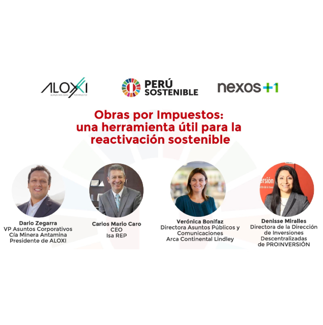 Obras por Impuestos, Webinar